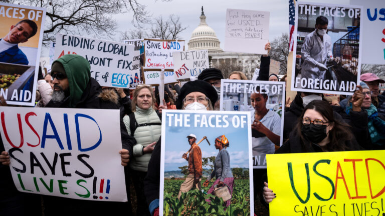 The attack on USAID. is devastating for the promotion of global advancement on a wide range of issues. Canada could focus on democratic development.