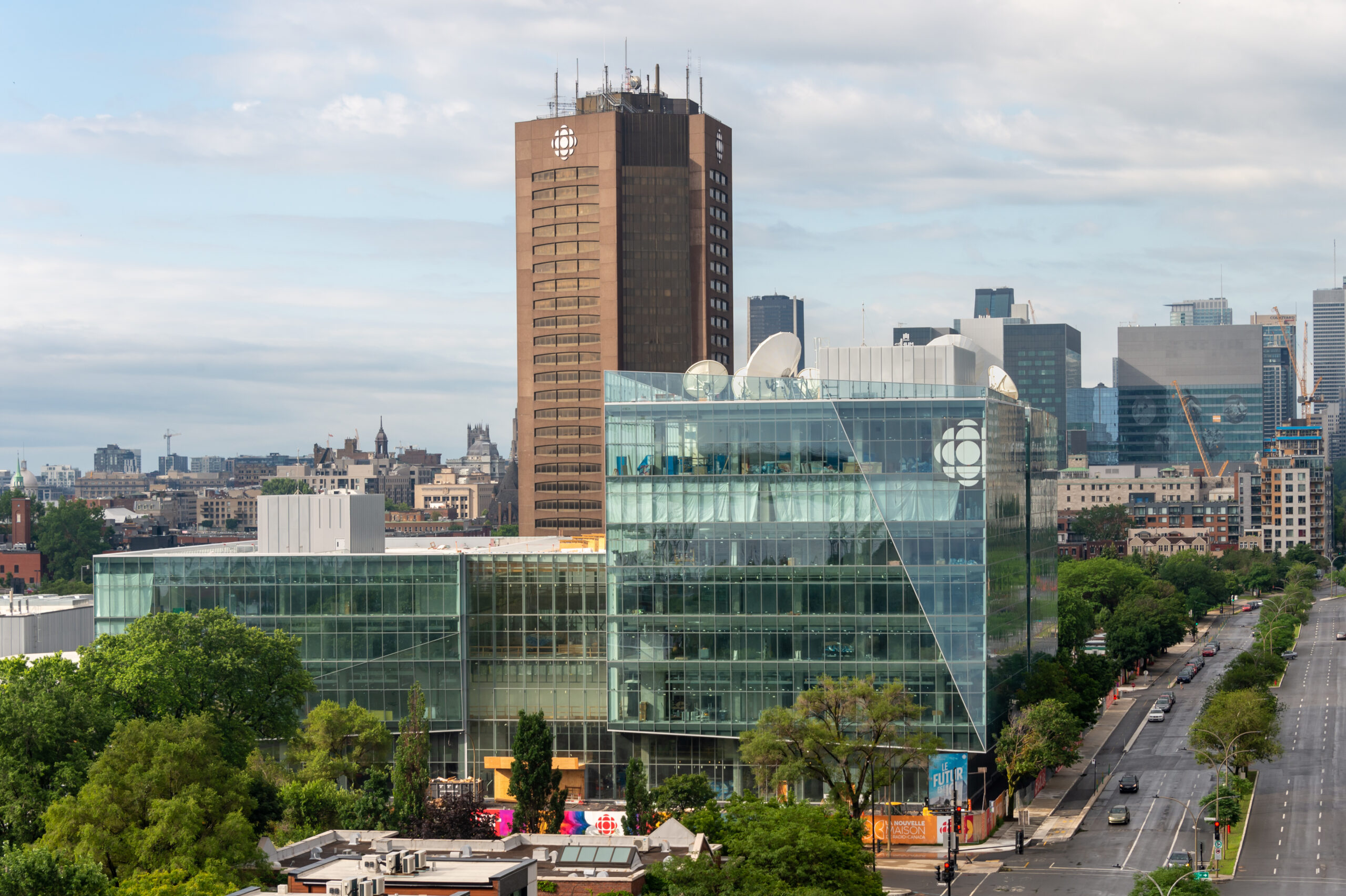Montreal,,Ca,-,21,July,2019.,Cbc,Radio-canada,New,Headquarters