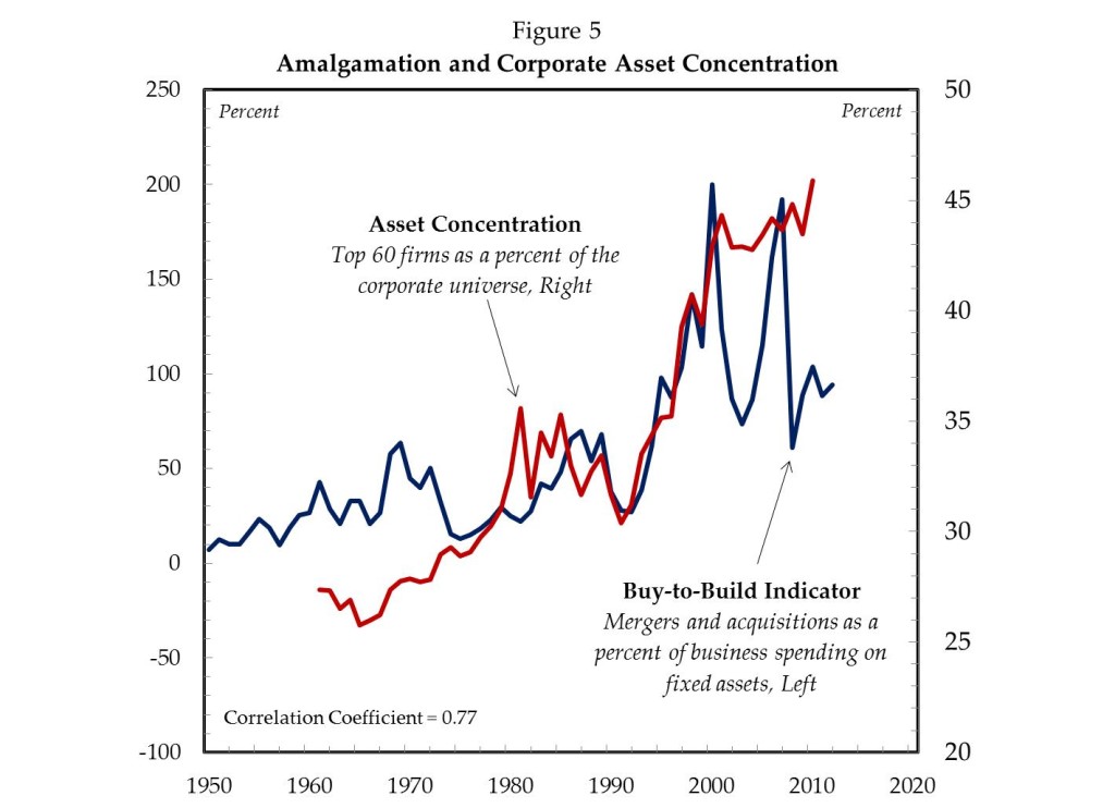 Amalgamation and Corporate Asset Concentration