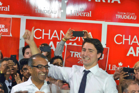 Image for Seeing red: visible minority vote flocks to Liberals