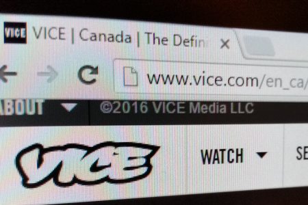 Image for Vice magazine, production orders and press freedom